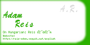 adam reis business card